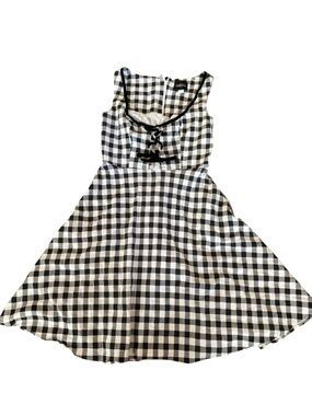 2xl / collectif Gingham Sleeveless Cottage core Dress